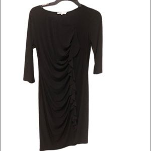 Basic black light weight dress